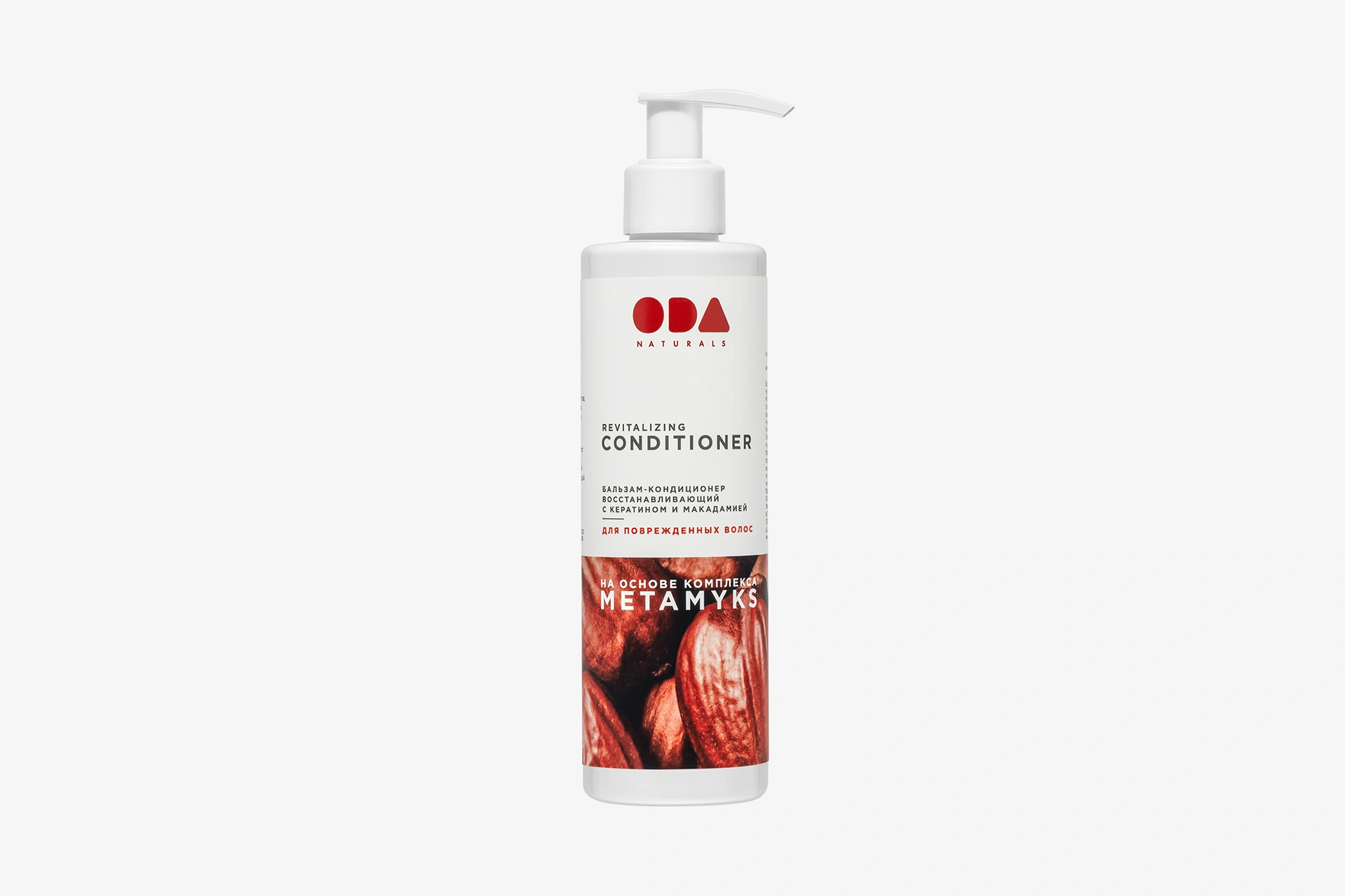 ODA Naturals Бальзам-кондиционер восстанавливающий с кератином и макадамией